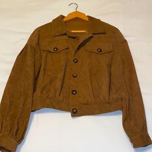 Cute Corduroy Bomber Jacket